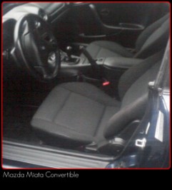 Mazda Miata Convertible with complete interior and exterior detailing